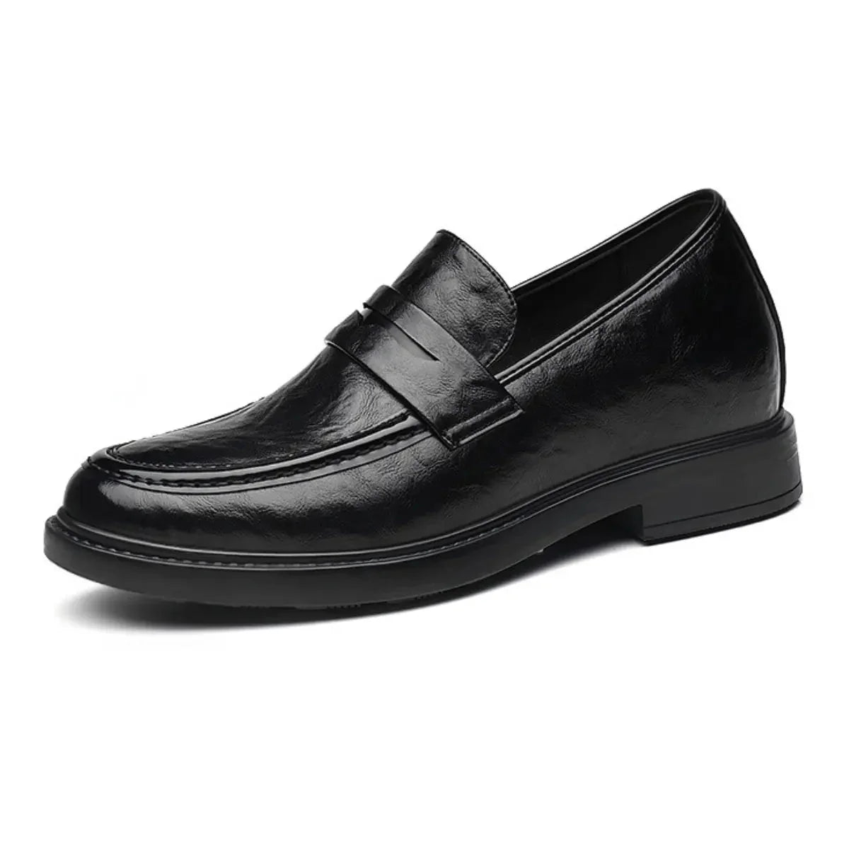 Borj – Elevated herenloafer met glanzende afwerking - 8cm - Elevated