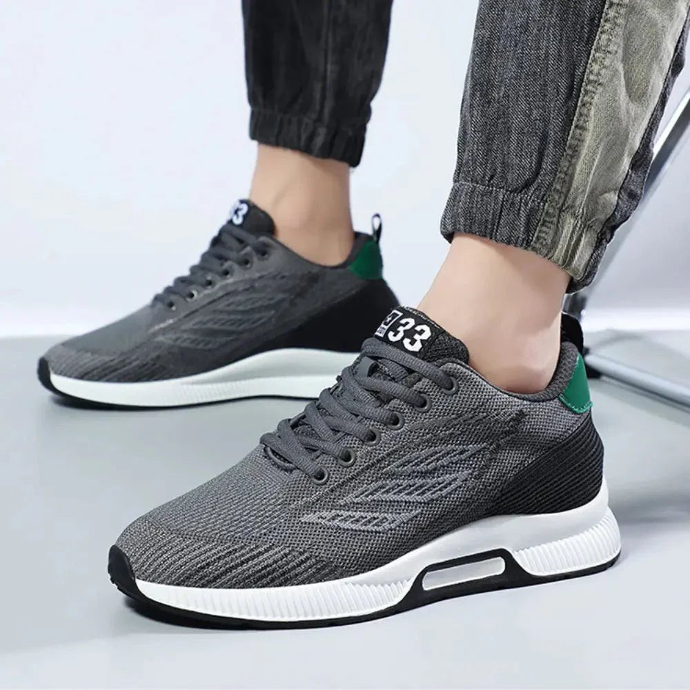 Dean – Heren sneaker met verhoogde zool - 7 cm - Elevated