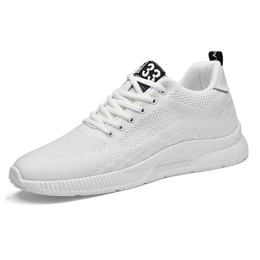 Diego – Elevated herensneaker met ademende structuur en sportieve zool - 7cm - Elevated