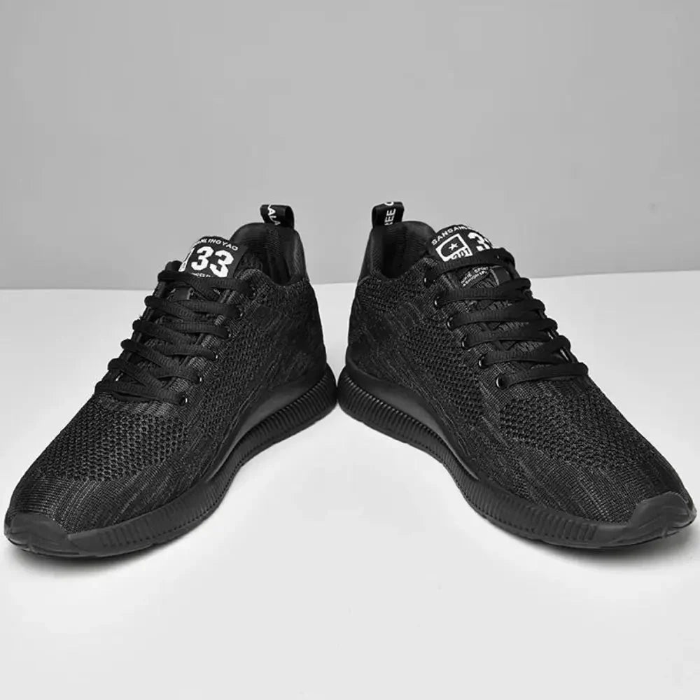 Diego – Elevated herensneaker met ademende structuur en sportieve zool - 7cm - Elevated
