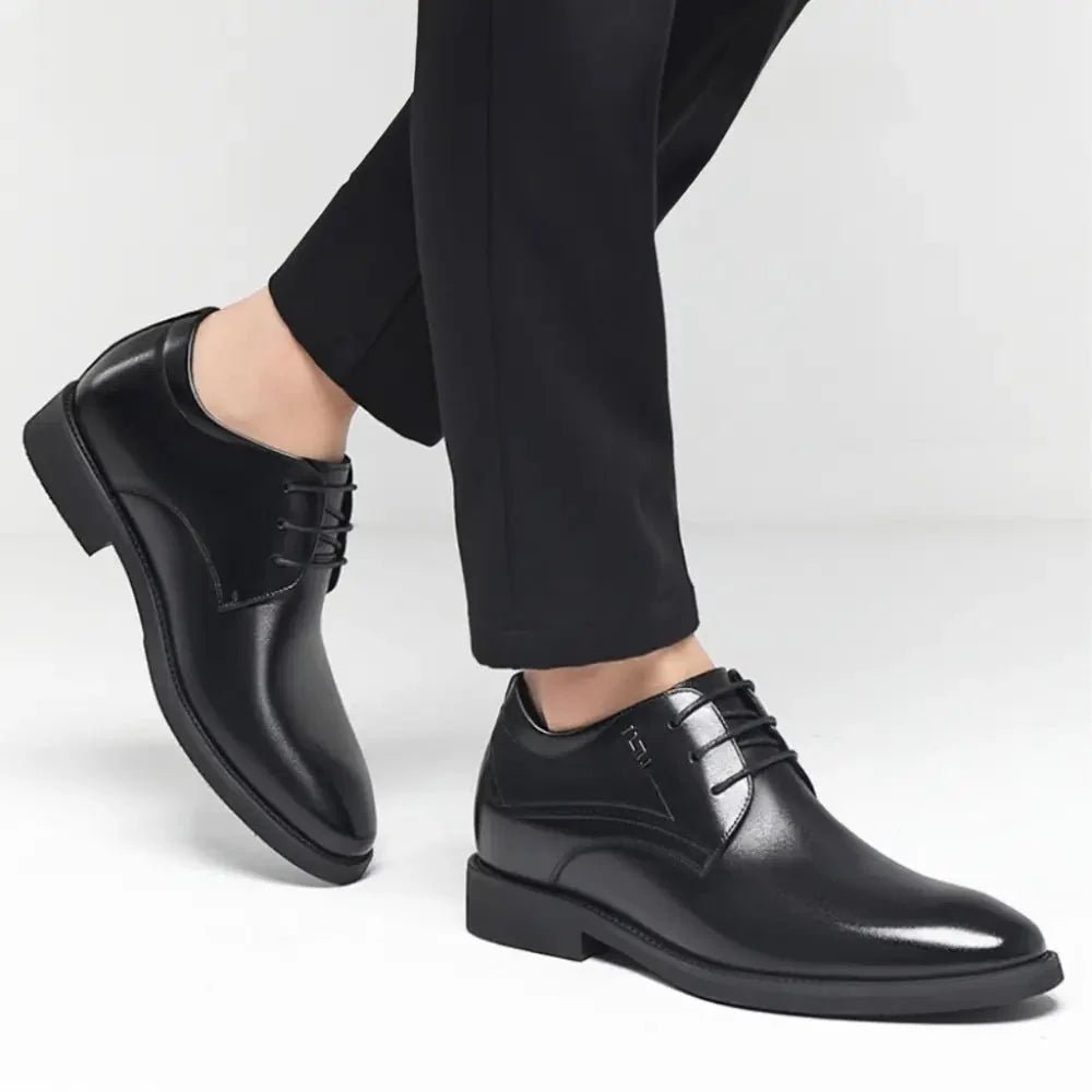 Francis - Verhoogde Luxe Derby Veterschoenen - 8cm - Elevated