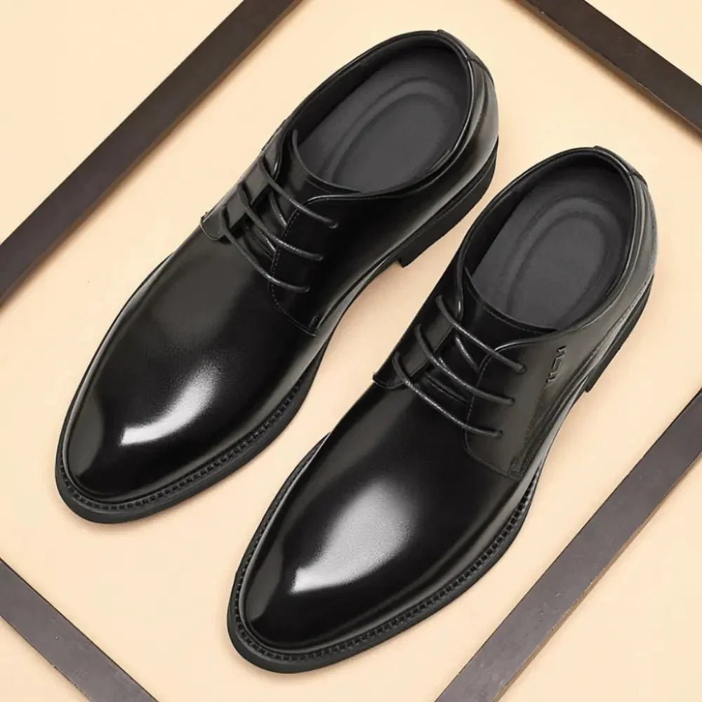 Francis - Verhoogde Luxe Derby Veterschoenen - 8cm - Elevated
