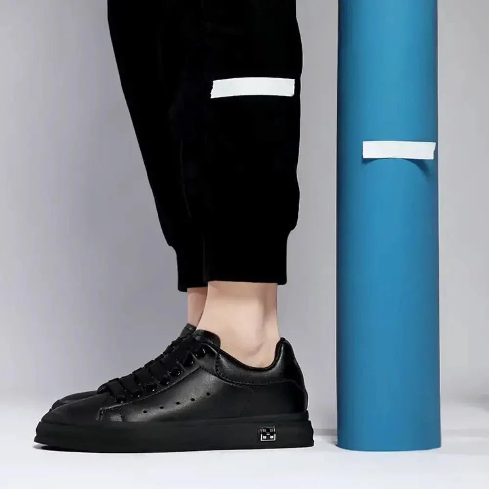 Gino - Verhoogde Minimalistische Lage Sneakers - 7cm - Elevated
