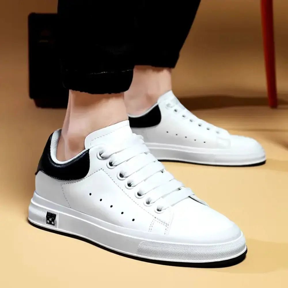 Gino - Verhoogde Minimalistische Lage Sneakers - 7cm - Elevated