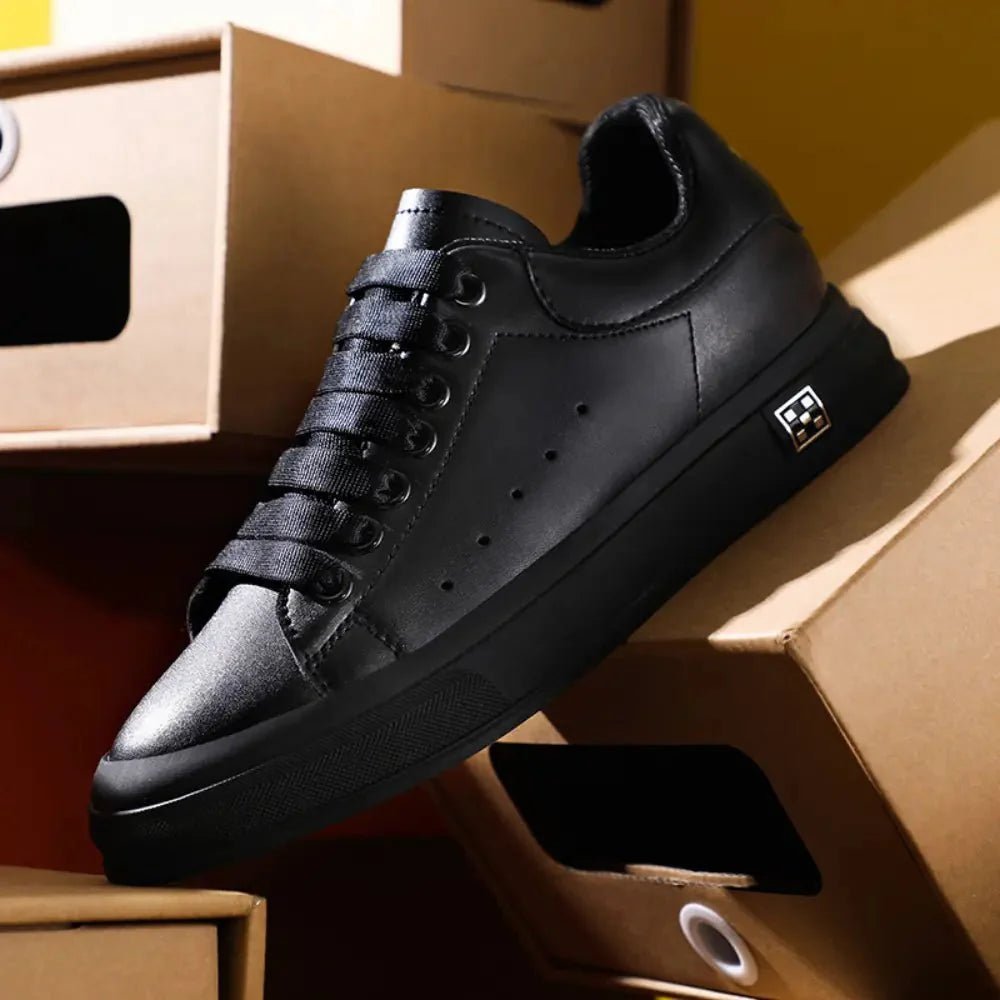 Gino - Verhoogde Minimalistische Lage Sneakers - 7cm - Elevated