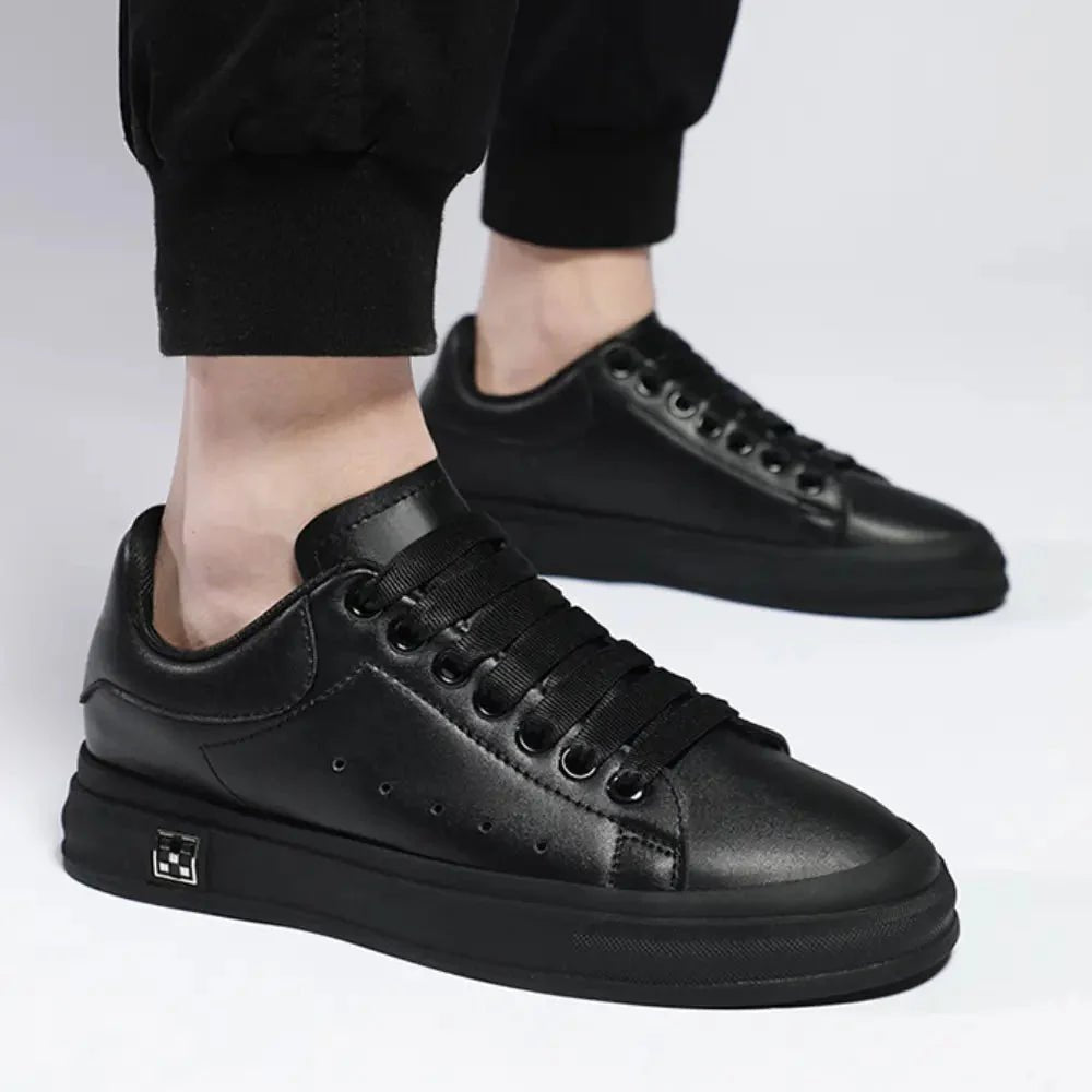 Gino - Verhoogde Minimalistische Lage Sneakers - 7cm - Elevated