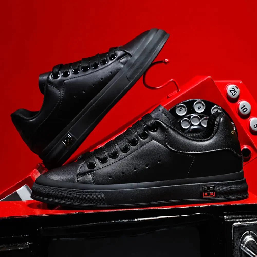 Gino - Verhoogde Minimalistische Lage Sneakers - 7cm - Elevated