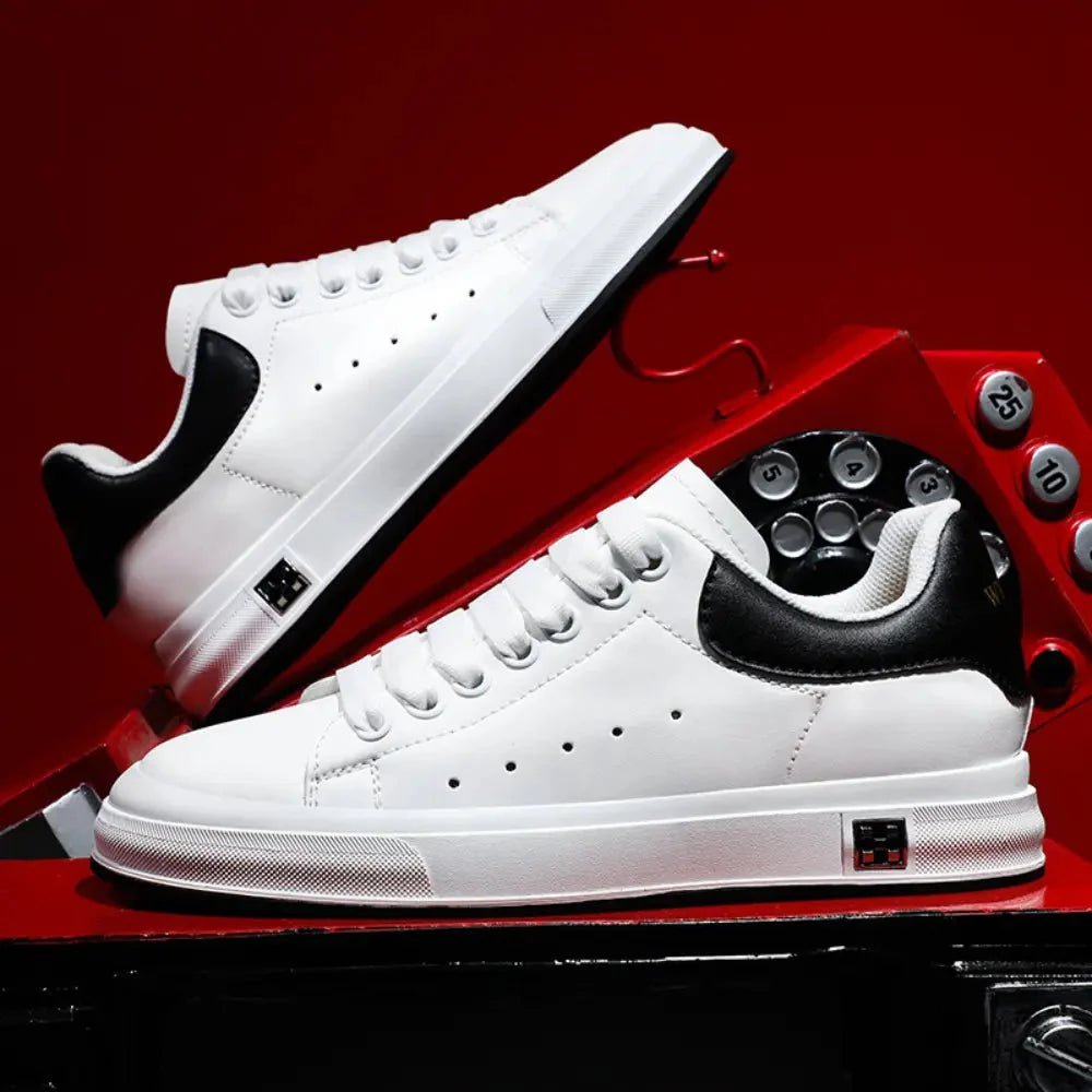 Gino - Verhoogde Minimalistische Lage Sneakers - 7cm - Elevated