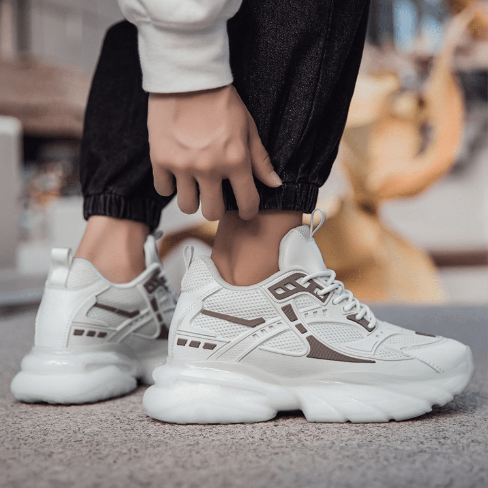 Herman - Verhoogde Futuristische Loopcomfort Sneakers - 9cm - Elevated