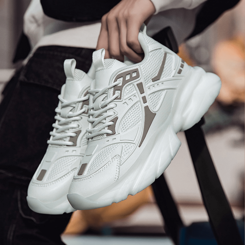 Herman - Verhoogde Futuristische Loopcomfort Sneakers - 9cm - Elevated