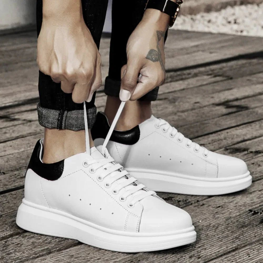 Julio– Elevated herensneaker met clean streetlook - 8cm - Elevated