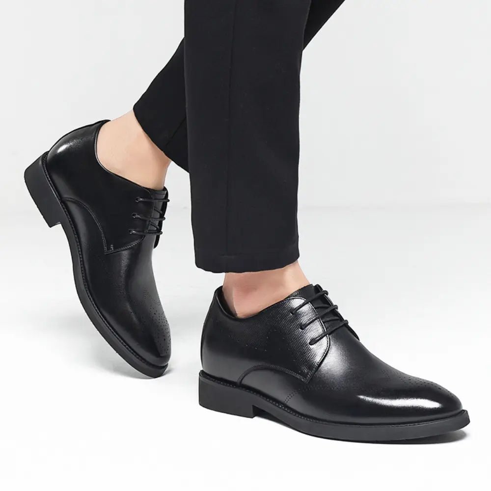 Larius - Verhoogde Formele Klassieke Derby Schoenen - 8cm - Elevated