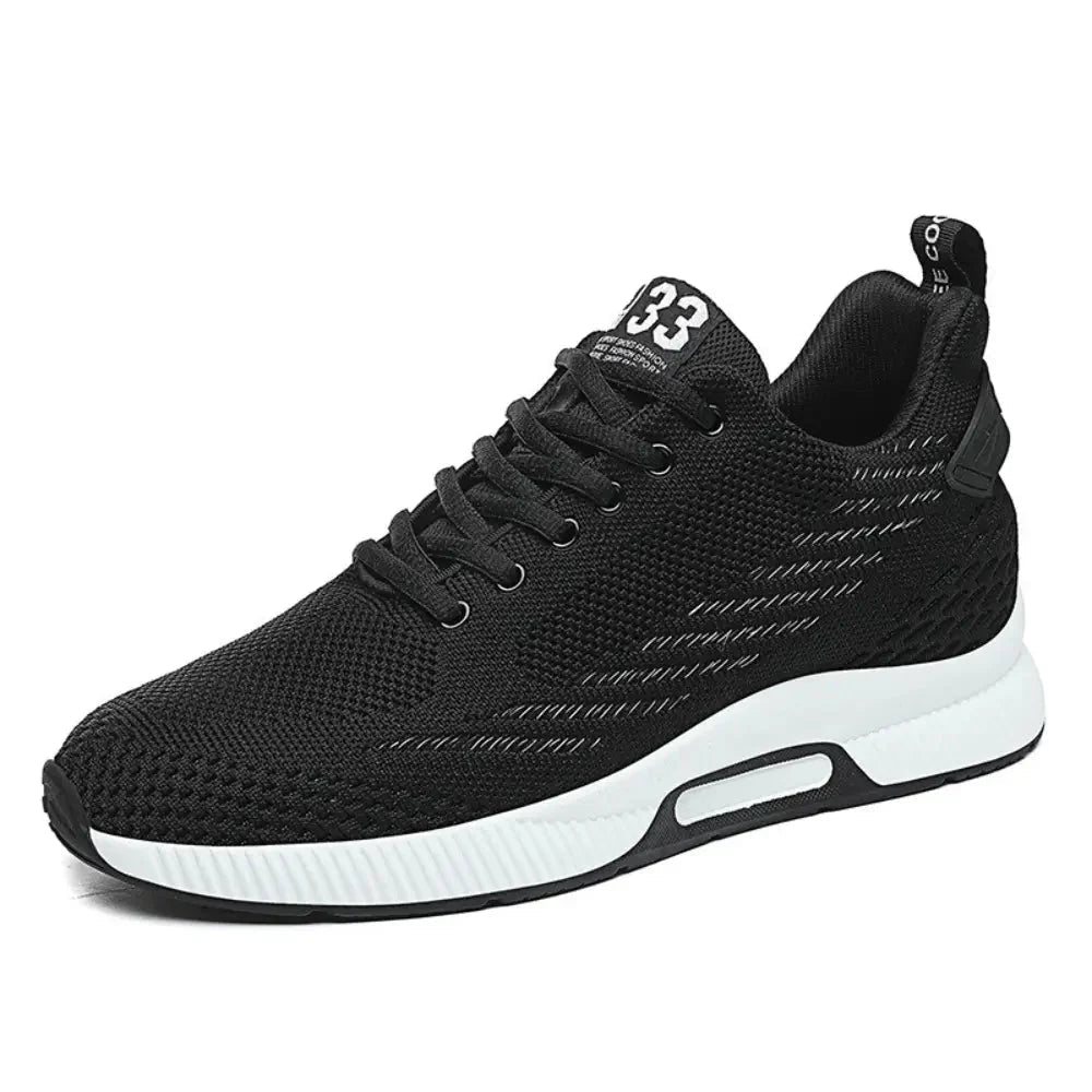 Levi – Elevated herensneaker met ademende structuur en lichtgewicht zool - 7cm - Elevated