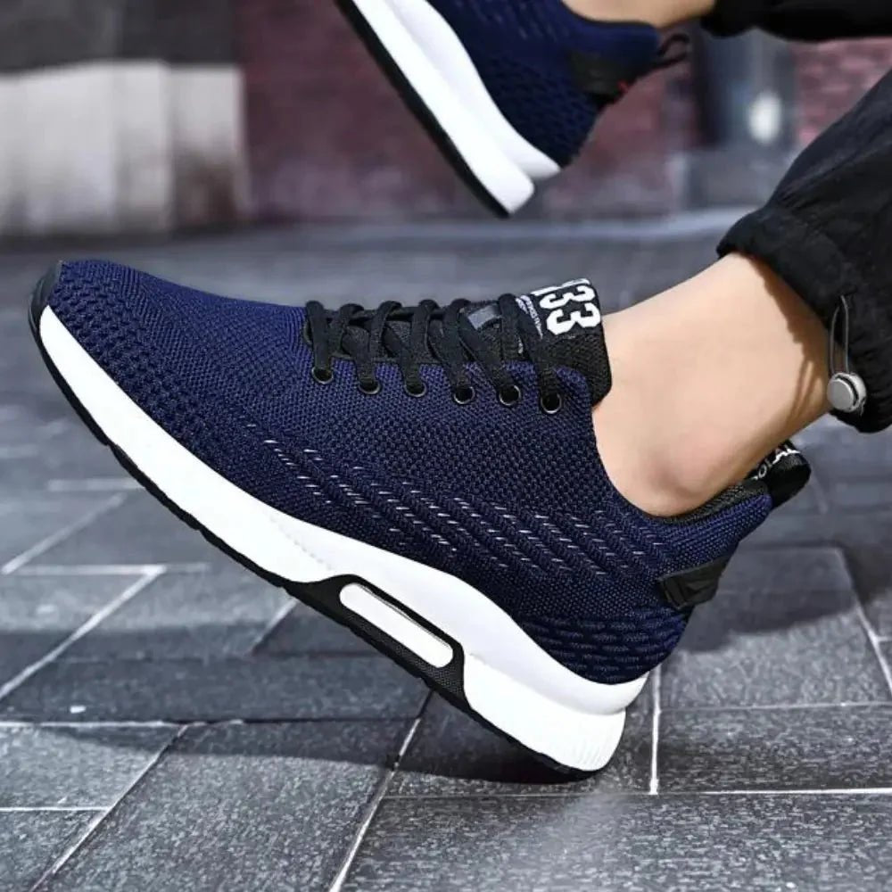 Levi – Elevated herensneaker met ademende structuur en lichtgewicht zool - 7cm - Elevated
