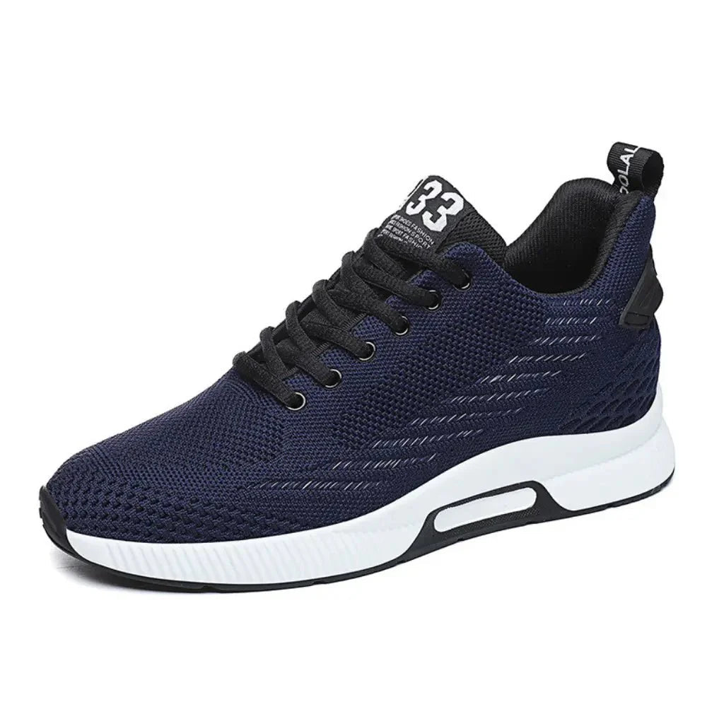 Levi – Elevated herensneaker met ademende structuur en lichtgewicht zool - 7cm - Elevated