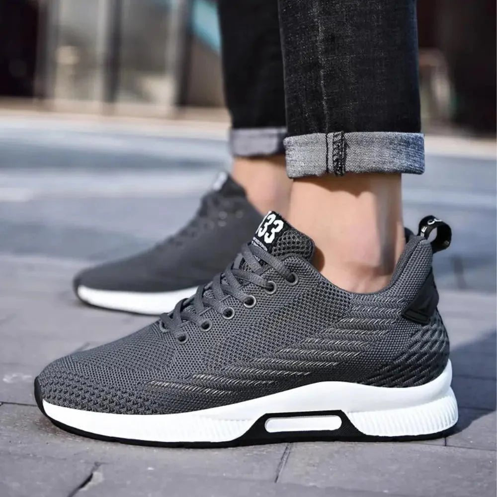 Levi – Elevated herensneaker met ademende structuur en lichtgewicht zool - 7cm - Elevated