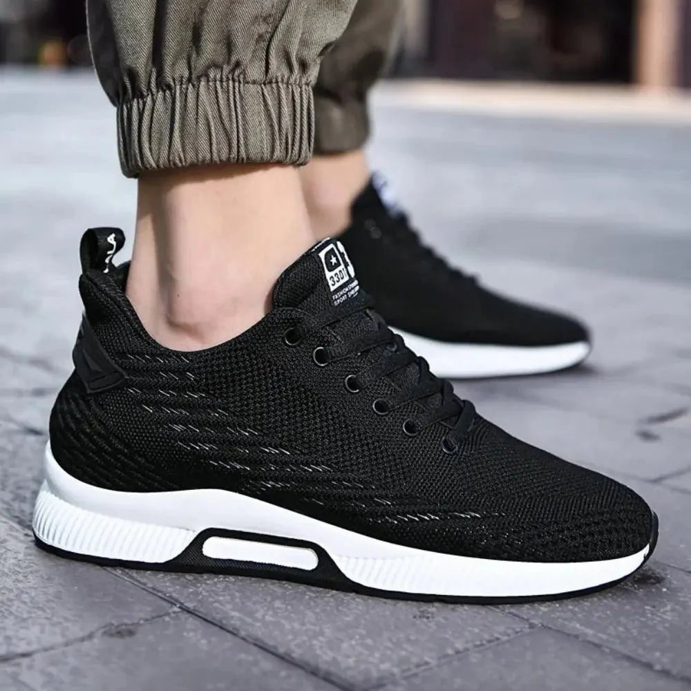 Levi – Elevated herensneaker met ademende structuur en lichtgewicht zool - 7cm - Elevated