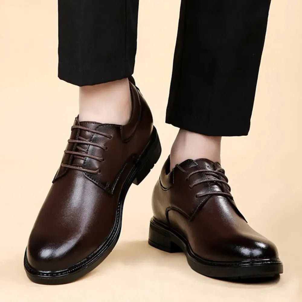 Lorenzo - Verhoogde Tijdloze Lage Nette Schoenen - 7cm - Elevated