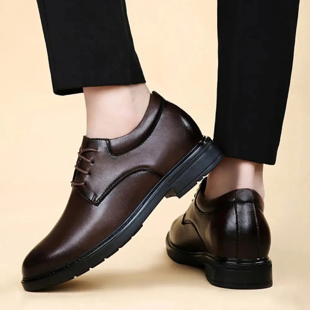 Lorenzo - Verhoogde Tijdloze Lage Nette Schoenen - 7cm - Elevated