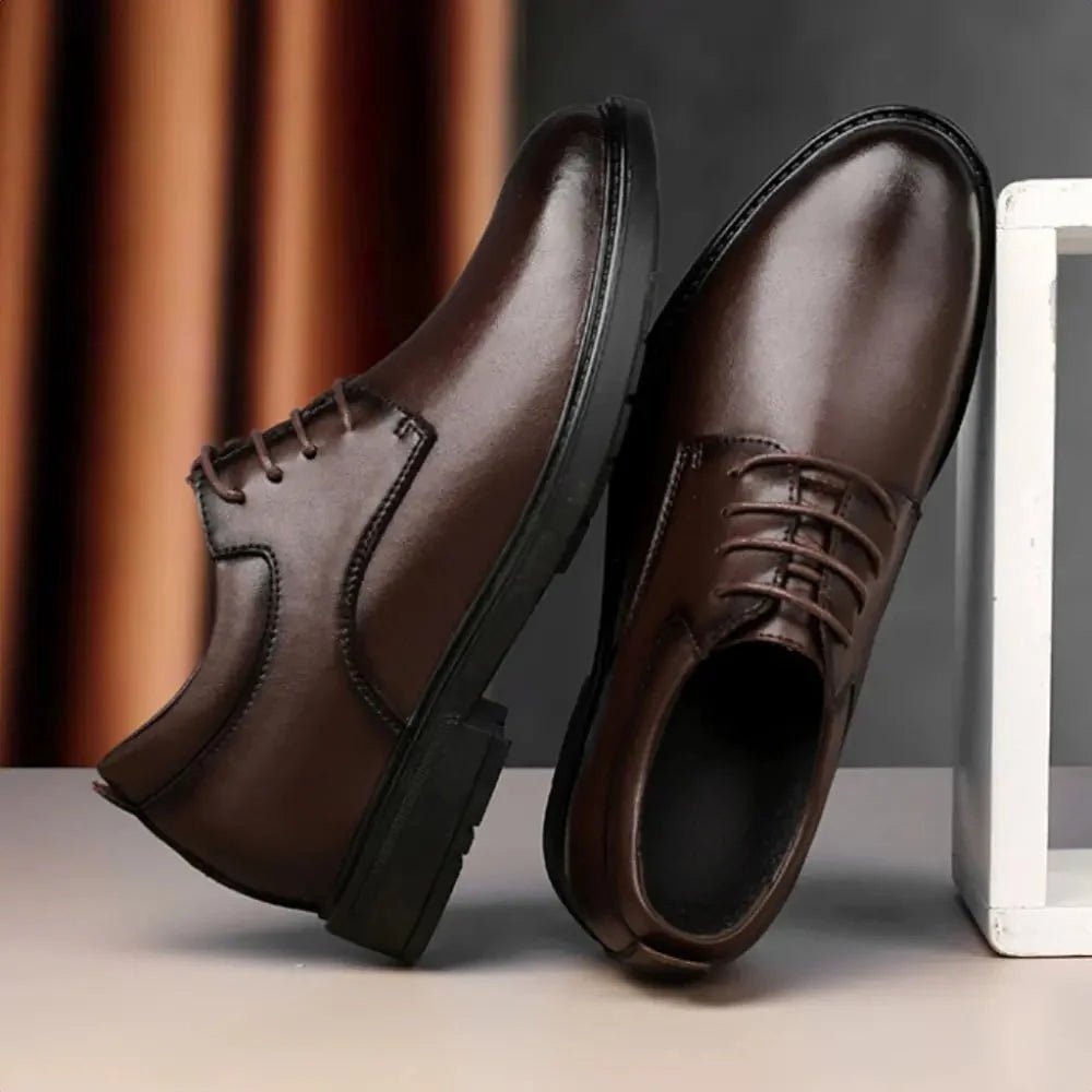 Lorenzo - Verhoogde Tijdloze Lage Nette Schoenen - 7cm - Elevated