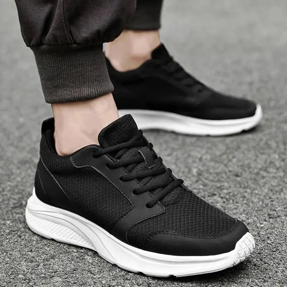 Lucas – Heren sneaker met verhoogde zool - 8 cm - Elevated