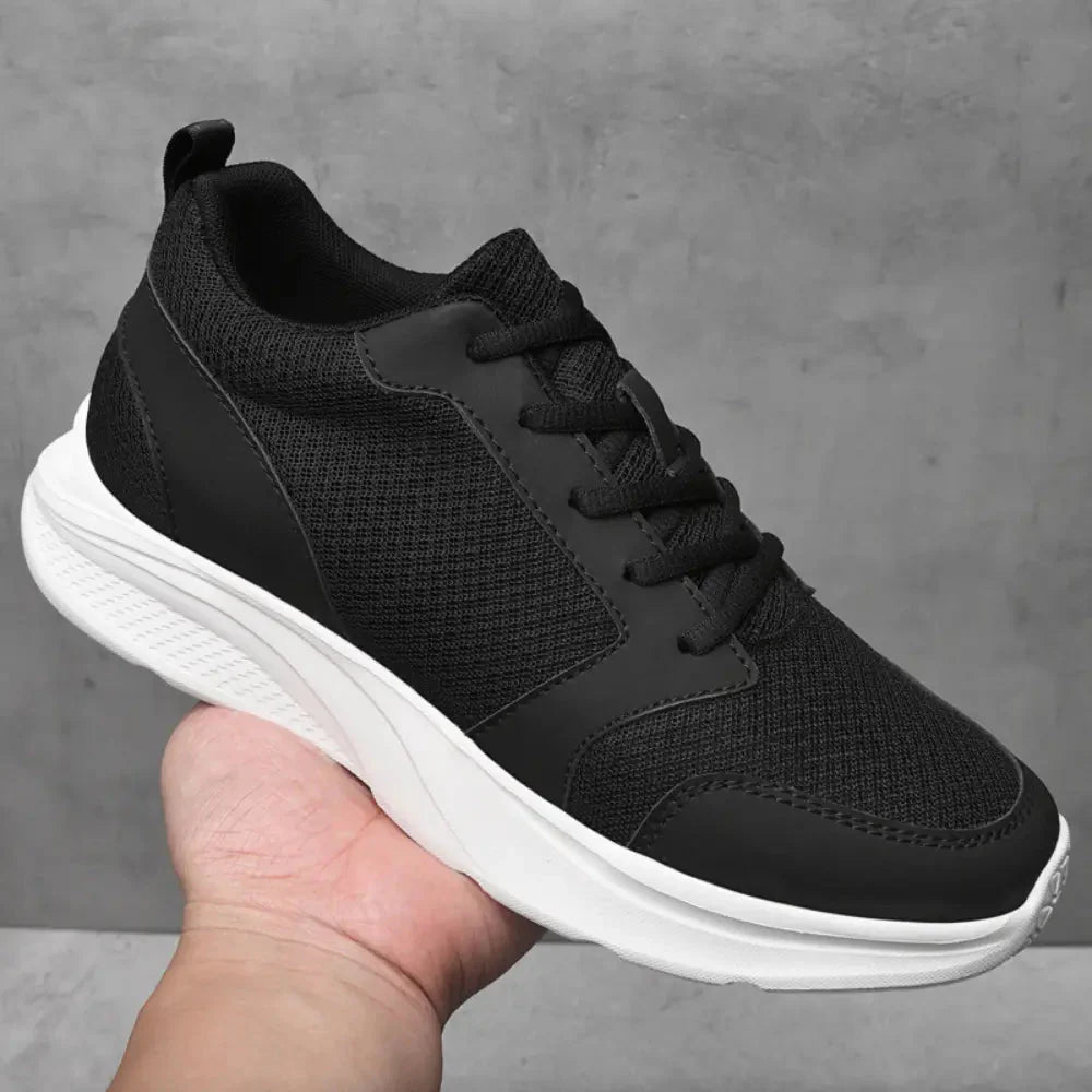 Lucas – Heren sneaker met verhoogde zool - 8 cm - Elevated