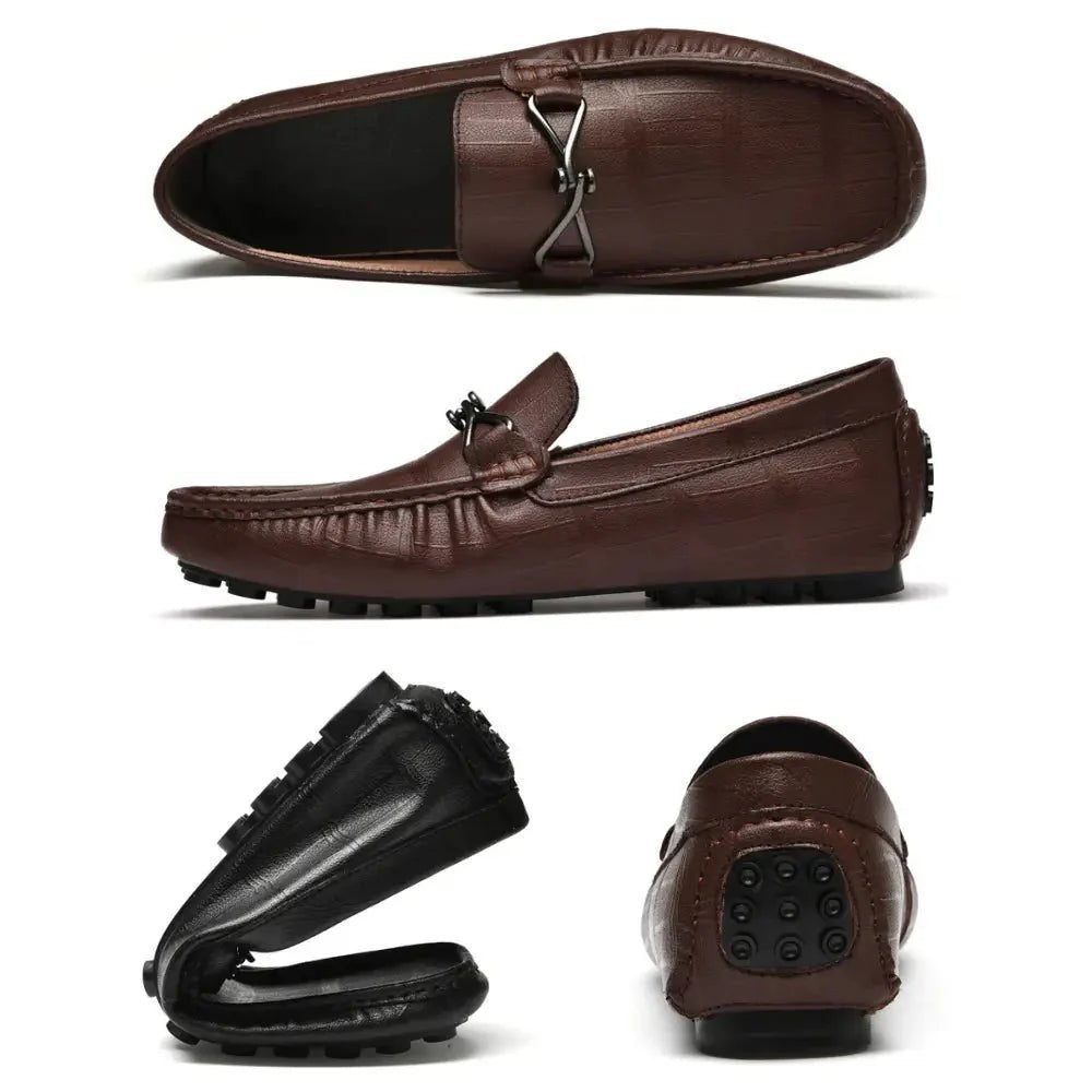 Marvin– Elevated herenloafer met luxe structuur - 5cm - Elevated