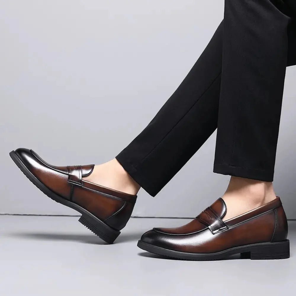 Mateo - Verhoogde Klassieke Loafers - 7cm - Elevated