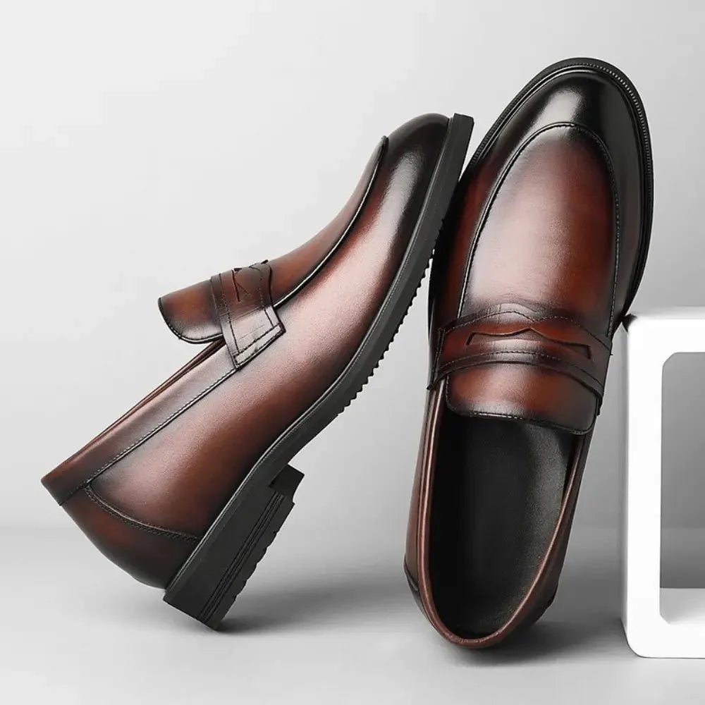 Mateo - Verhoogde Klassieke Loafers - 7cm - Elevated