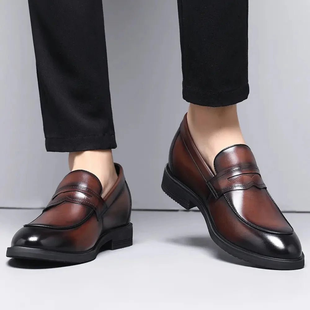 Mateo - Verhoogde Klassieke Loafers - 7cm - Elevated