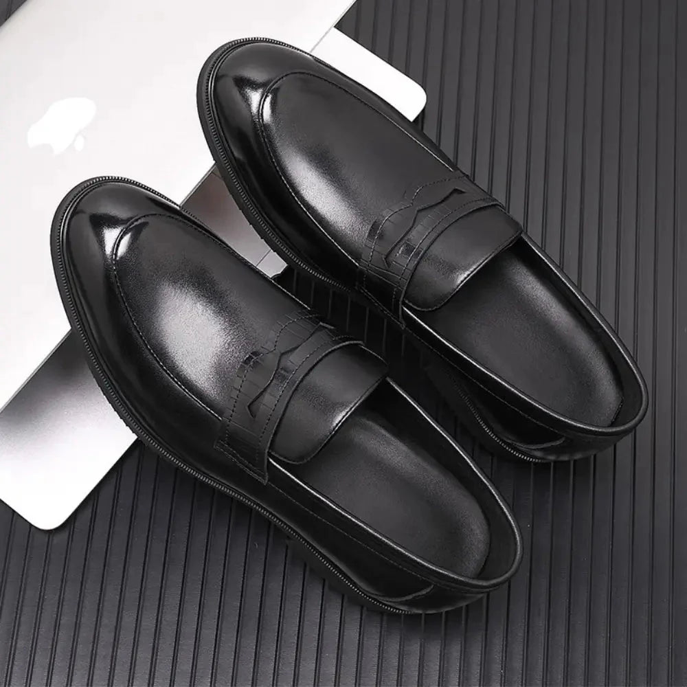 Mateo - Verhoogde Klassieke Loafers - 7cm - Elevated
