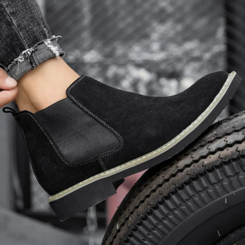 Maxim – Elevated herenchelseaboot met cleane afwerking - 8cm - Elevated