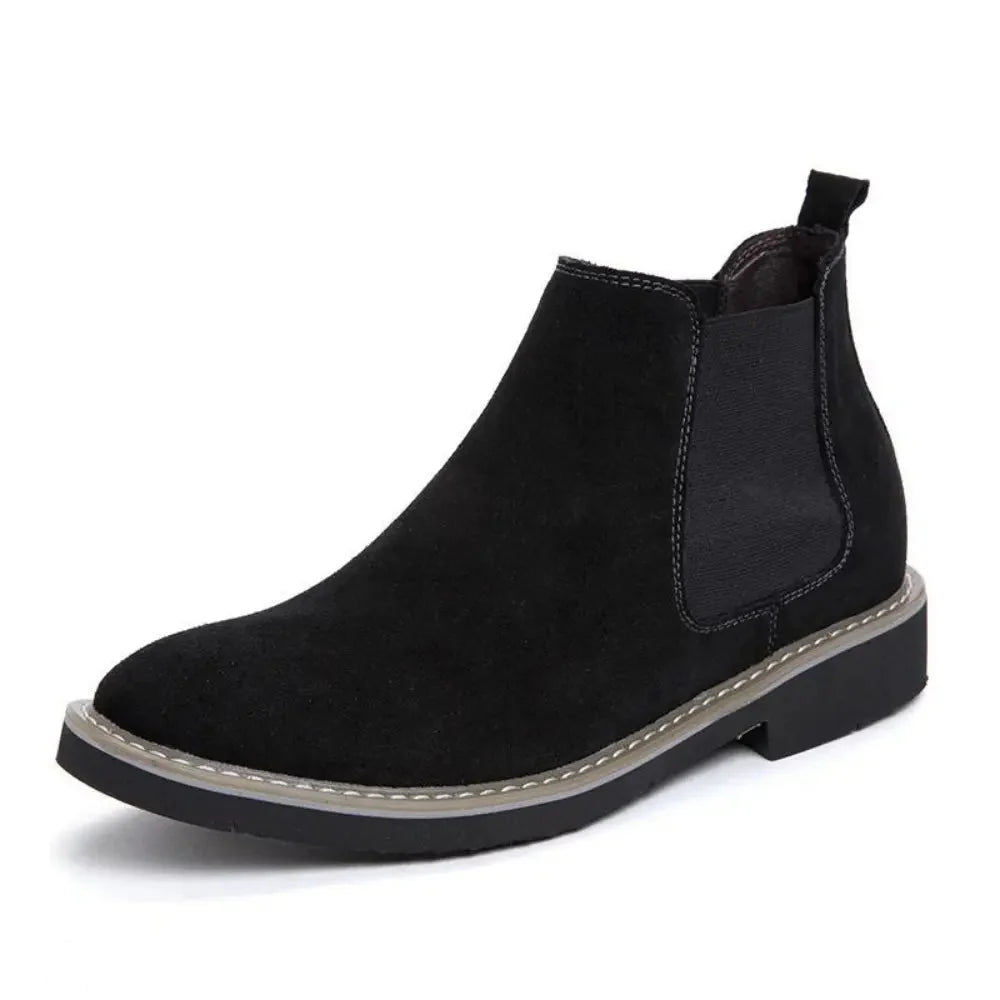 Maxim – Elevated herenchelseaboot met cleane afwerking - 8cm - Elevated