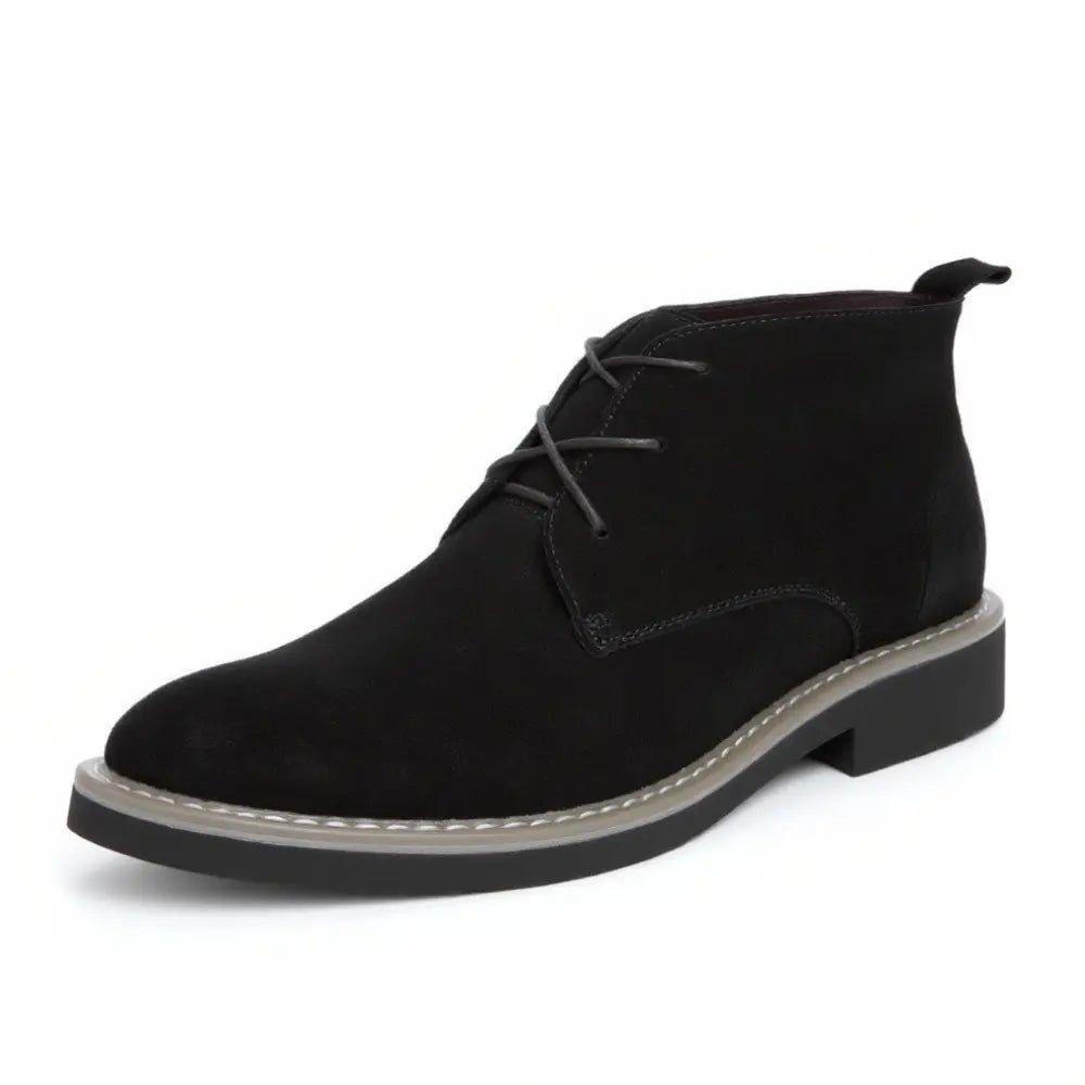 Mees – Elevated heren desert boot met laag profiel en gestikte zoolrand - 8cm - Elevated