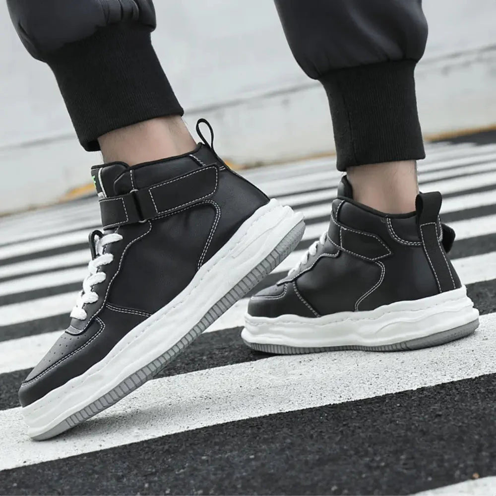 Peter - Verhoogde High - Top Street Sneakers - 8cm - Elevated