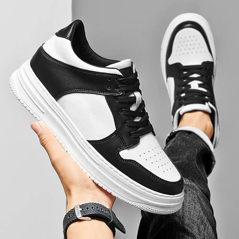 Renzo - Verhoogde Sportieve Lage Sneakers - 8cm - Elevated
