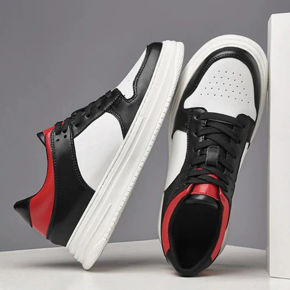 Renzo - Verhoogde Sportieve Lage Sneakers - 8cm - Elevated