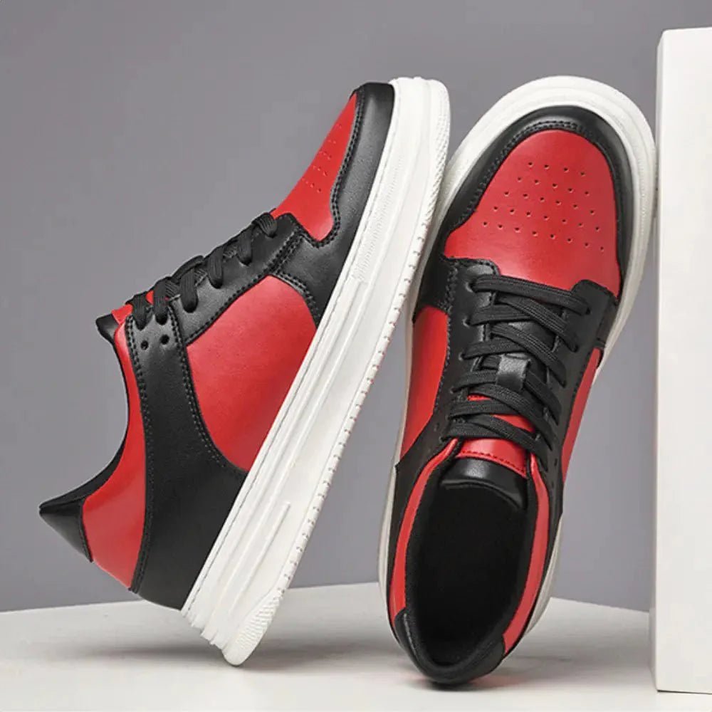 Renzo - Verhoogde Sportieve Lage Sneakers - 8cm - Elevated