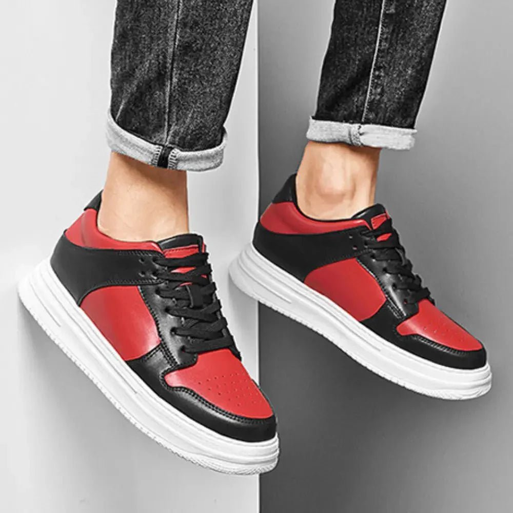 Renzo - Verhoogde Sportieve Lage Sneakers - 8cm - Elevated