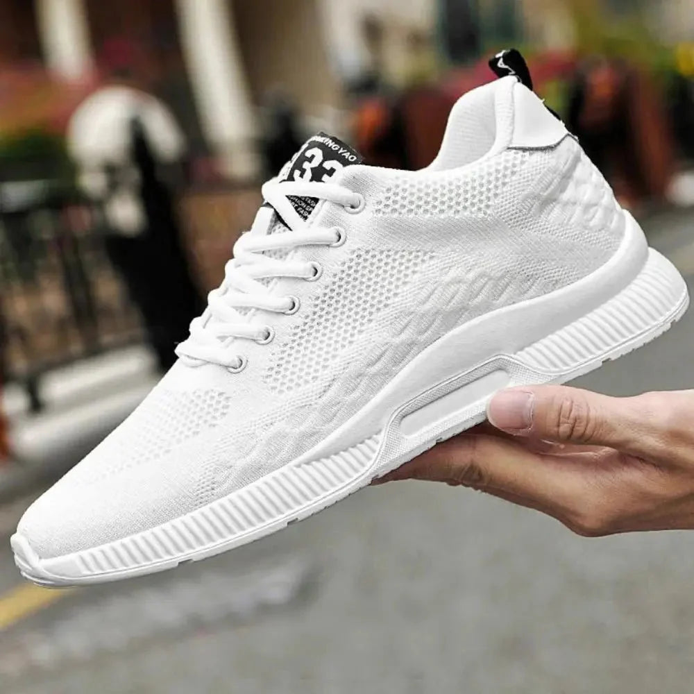 Diego – Elevated high-top sneaker with breathable structure and sporty sole - 7cm