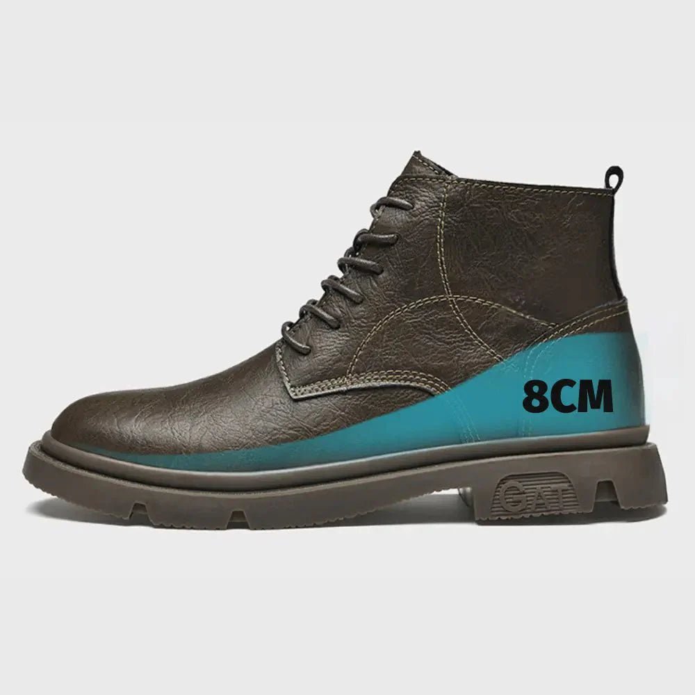 Vince – Elevated herenboot met robuuste zool en strakke vetersluiting - 8cm - Elevated