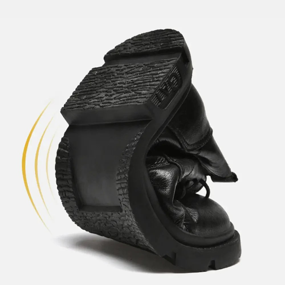 Vince – Elevated herenboot met robuuste zool en strakke vetersluiting - 8cm - Elevated