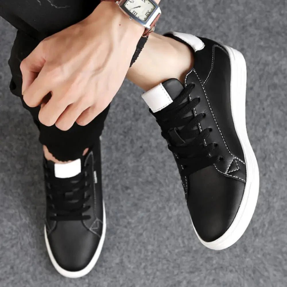 Aaron - Verhoogde Sportieve Vetersneakers - 7cm - Elevated