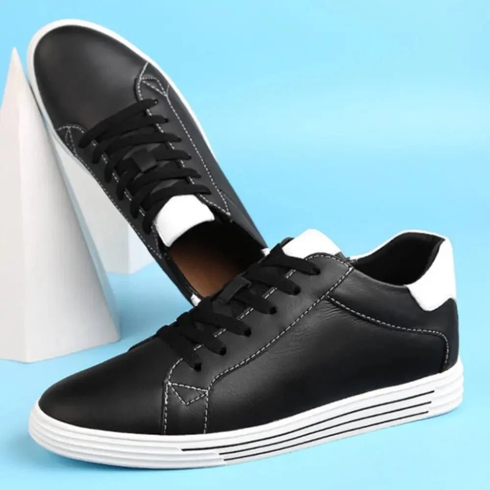 Aaron - Verhoogde Sportieve Vetersneakers - 7cm - Elevated
