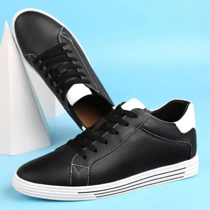 Aaron - Verhoogde Sportieve Vetersneakers - 7cm - Elevated