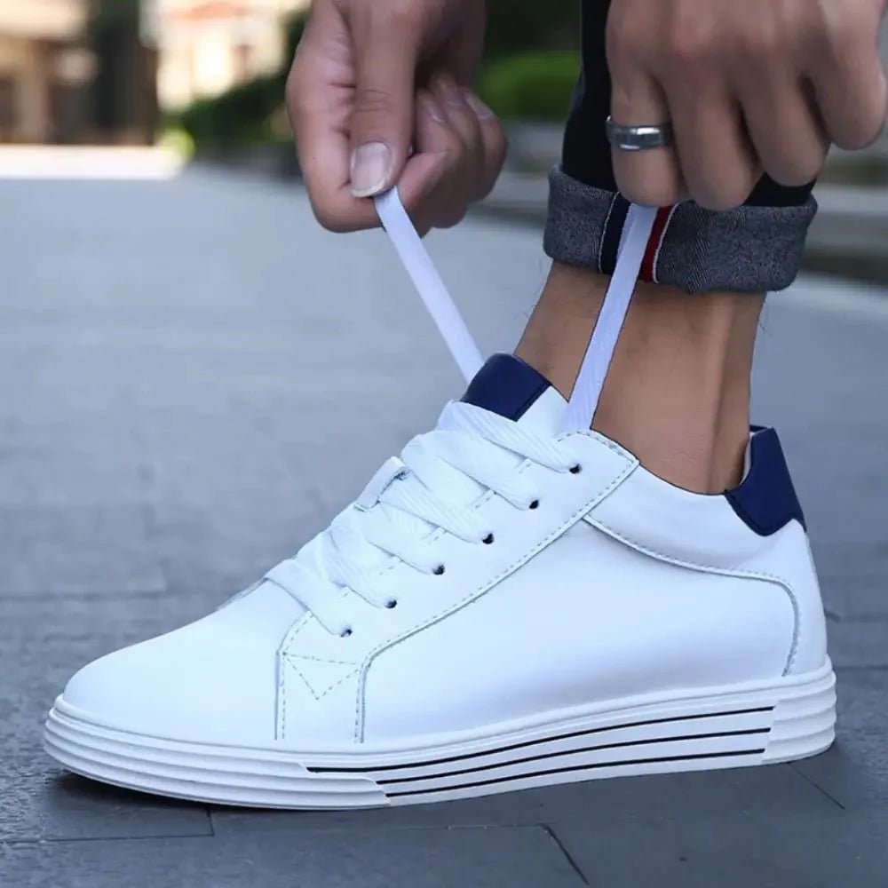 Aaron - Verhoogde Sportieve Vetersneakers - 7cm - Elevated