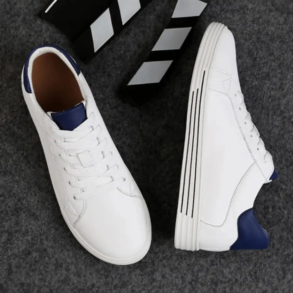 Aaron - Verhoogde Sportieve Vetersneakers - 7cm - Elevated