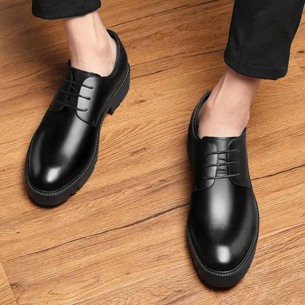Alberto - Verhoogde Formele Veterschoenen - 8cm - Elevated
