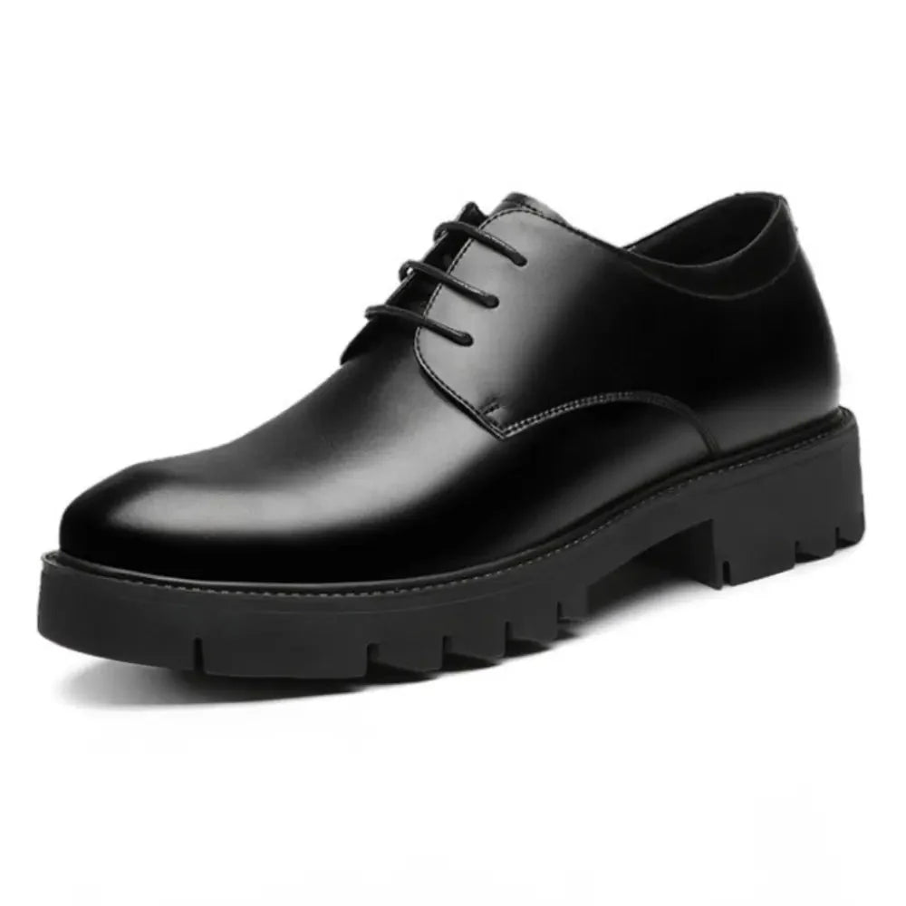 Alberto - Verhoogde Formele Veterschoenen - 8cm - Elevated