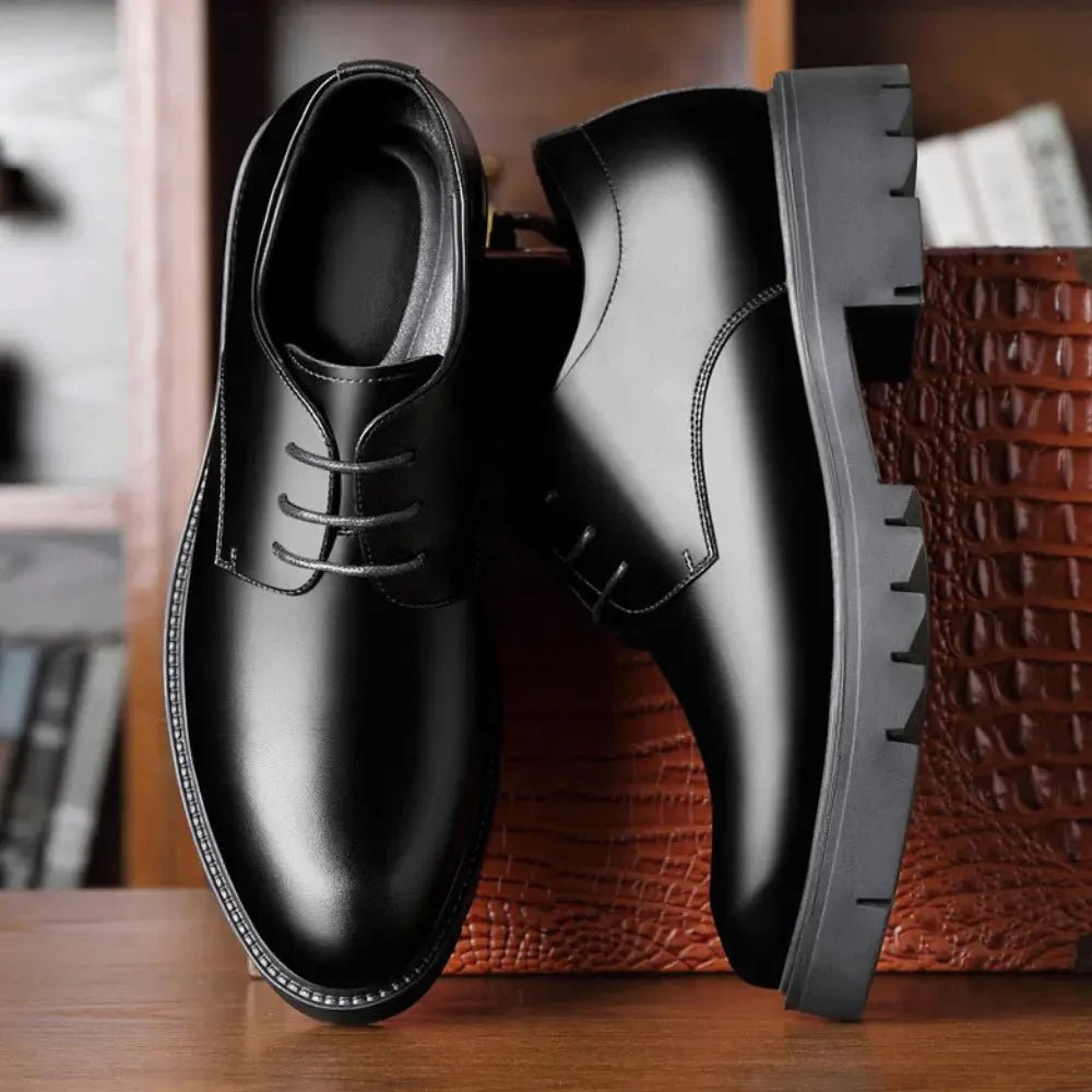 Alberto - Verhoogde Formele Veterschoenen - 8cm - Elevated